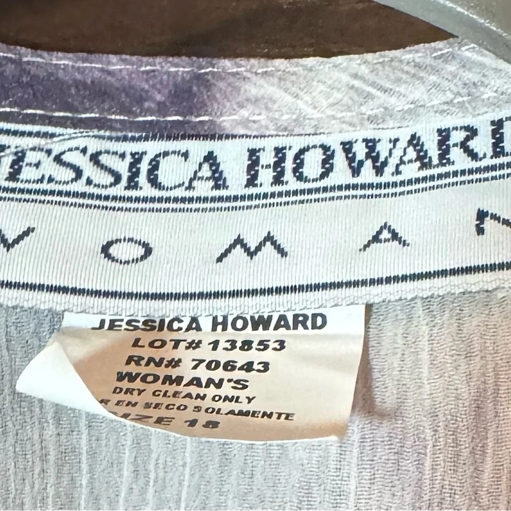 JESSICA HOWARD Full Length gown w/ jacket Size 18W - Picture 10 of 11